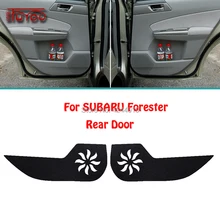 Для SUBARU Forester Автомобильная Внутренняя крышка двери Защита от царапин декоративные подушечки автомобиля стикер 4 шт