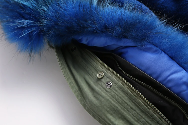 JAZZEVAR Новинка женское пальто модные большой raccon меховой воротник манжеты пальто с капюшоном роскошные мужские парки теплая верхняя одежда зимняя куртка