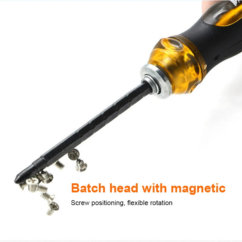 

2 in 1 Double End Screwdriver Hammer Magnetic Flat Screw Driver Hand Tool Drop shipping