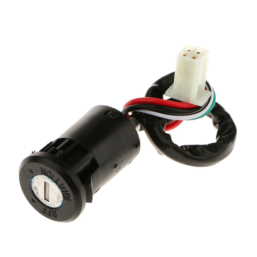 4 WIRES IGNITION KEY SWITCH 50cc 70cc 90cc 110cc 125cc ATV DIRT BIKE Motorcycle Accessories & Parts