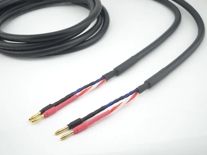 HI End Prism Helix 8 кабель динамика с со штекером типа банан 2 5 м футов|speaker cable|viborg audioprism