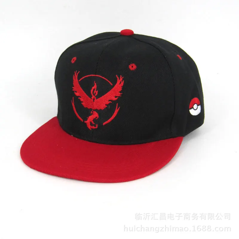 CDFNCG Лето Snapback поп вышивка Покемон Go Snapback хип хоп Хлопок Уличная бейсболка шляпа от солнца папа для мужчин и женщин