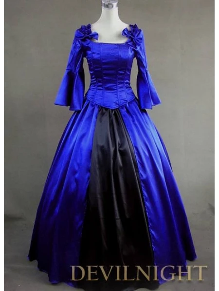 black victorian ball gown