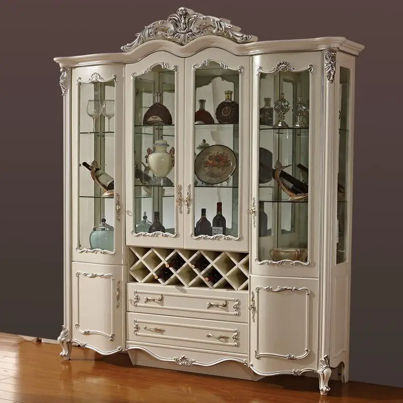 Европейский стиль американский четыре двери винный шкаф украшения от PROCARE - Цвет: 2