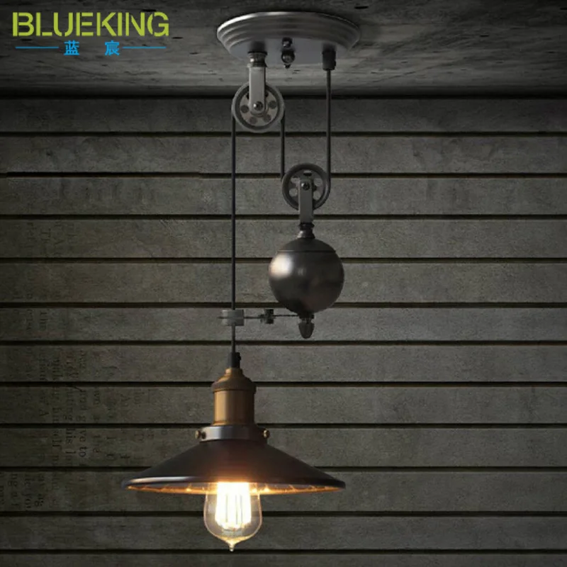 

industrial wind restoring ancient ways Restaurant bar porch corridor inside lens telescopic droplight single head
