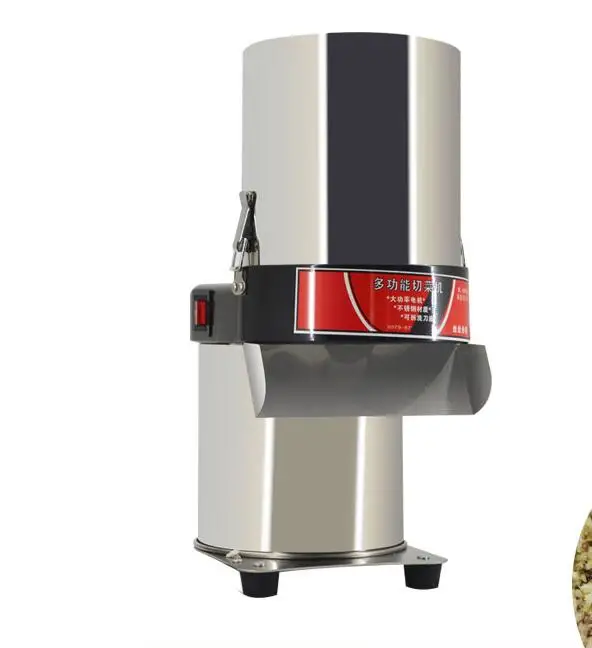 Electric Commercial Vegetable Slicing Machine Automatic Shredder Stainless Steel Cutter