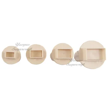 

Yueyue Sugarcraft Rectangle plastic fondant cutter cake mold fondant mold fondant cake decorating tools sugarcraft
