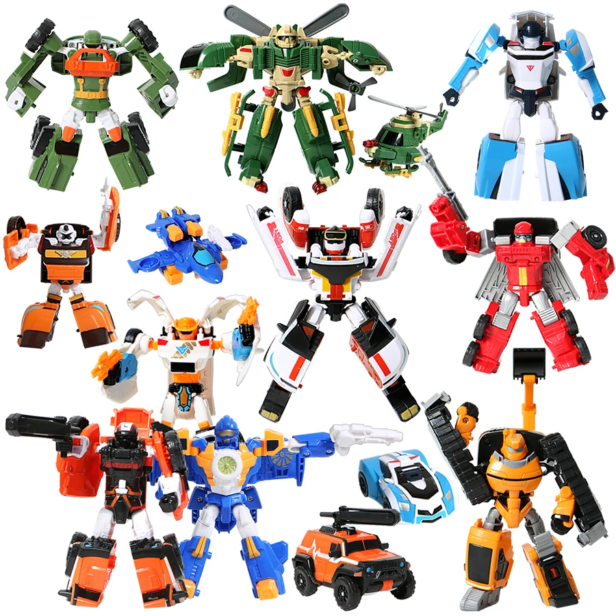 10 стилей мини Tobot 2 поколения Трансформация Робот игрушки Аниме Brother 9-12 см