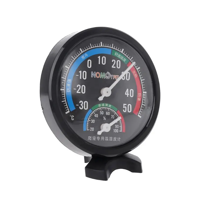 Reptile Temperature Thermometer Humidity Hygrometer Gauge Vivarium Tank