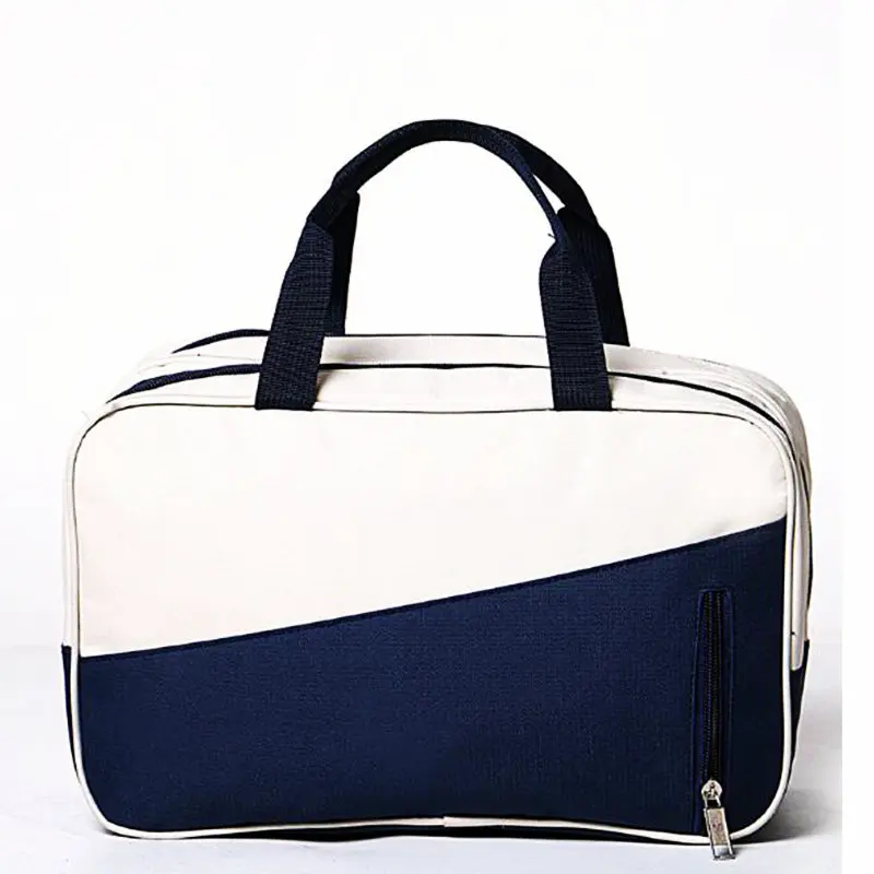 New swimming  storage bags outdoor beach rafting waterproof nylon splicing color hangbag dry wet separation large capacity bag