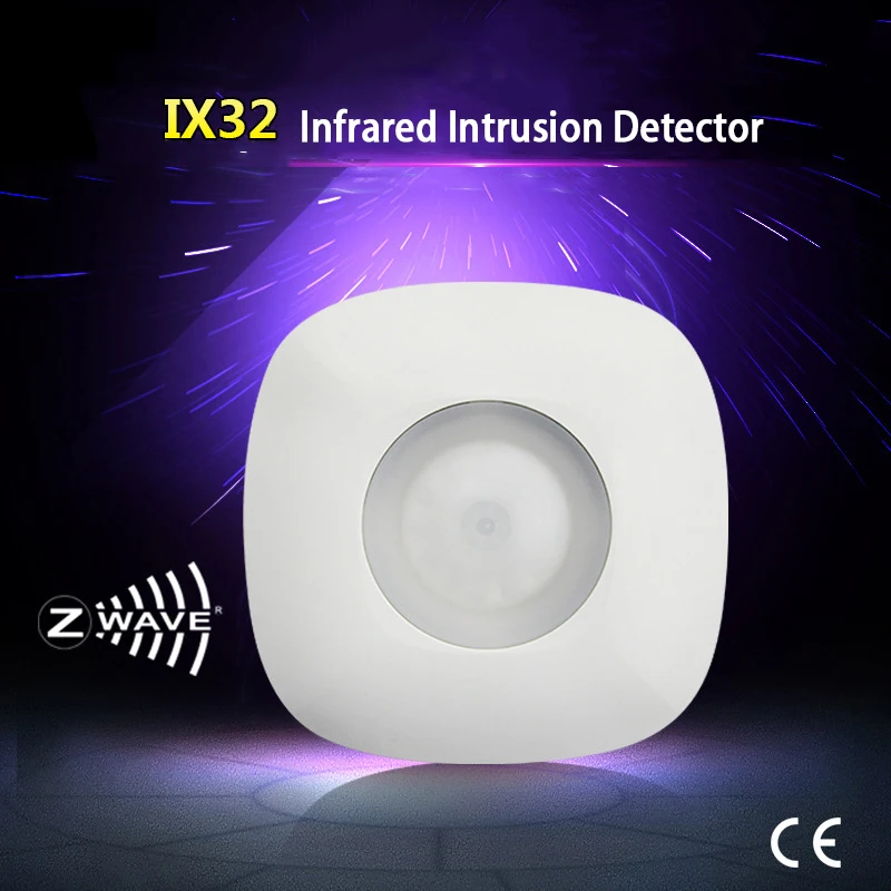 Spetu Z-wave Wireless Infrared Detector Z wave Plus Sensor Alarm Home Automation Alarm Battery-Powered Standby Up To 2 Years