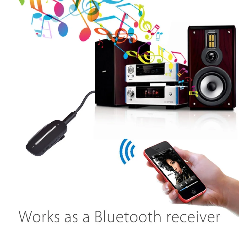Bluetooth адаптер Avantree aptX с низкой задержкой для наушников зажимом/микрофоном BT 4 2