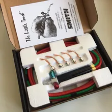 Маленький Smith факел пайки сварочное оборудование для плавки Сварочная горелка для золота goldSmith для ювелирных инструментов с 5 наконечниками