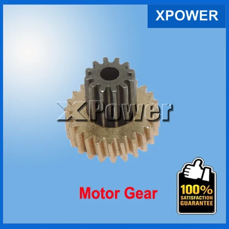 

Wholesale 2pcs M0.5-24T+12T XPower Metal Gear Inner Diameter 2.5mm 0.5 Modulus 24+12T Motor Accessories Metal Gear