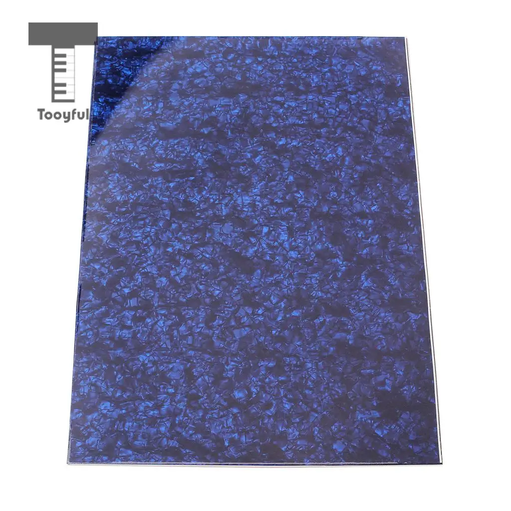 Tooyful Finest PVC 3 Ply Guitar Bass Pickguard Blank Material Scratch Plate Sheet Guitar Protector Decoration