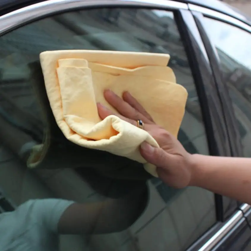 

PWholesale PVA Chamois Cham Car Wash Auto Care Clean Towel Multi-purpose Synthetic Deerskin Car Wash Car Cleaning Microfiber
