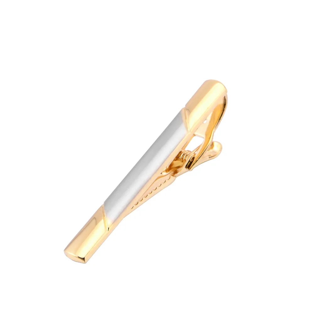 Luxury Gold Tie Clips for Men Tie Bar Pins Wedding Gifts Simple Design ...