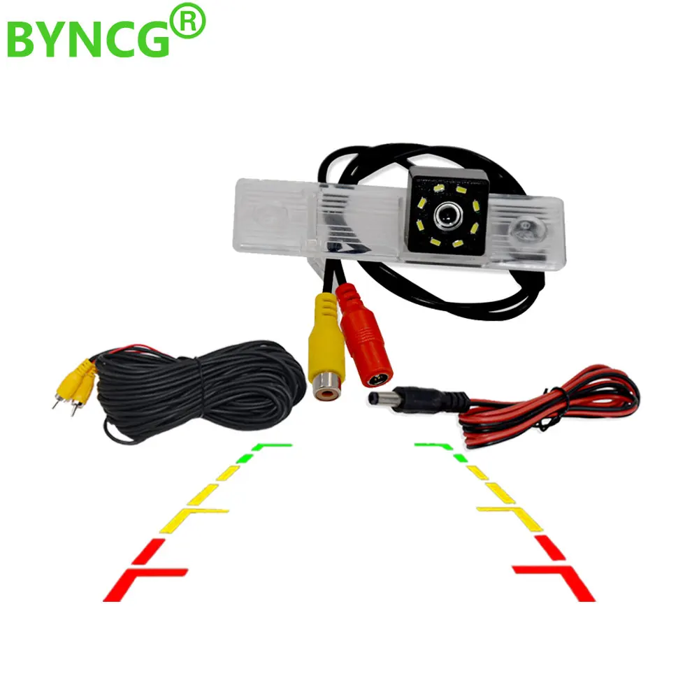 

BYNCG 8LED Car Reverse Backup Rear View Camera Waterproof Parking for CHEVROLET EPICA LOVA AVEO CAPTIVA CRUZE LACETTI