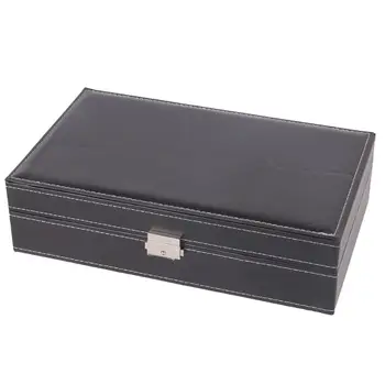 

2 In One 8 Grids+3 Mixed Grids Watch Boxes PU Leather Storage Organizer Box Luxury Jewelry Ring Display Watch Case Jewelry Box