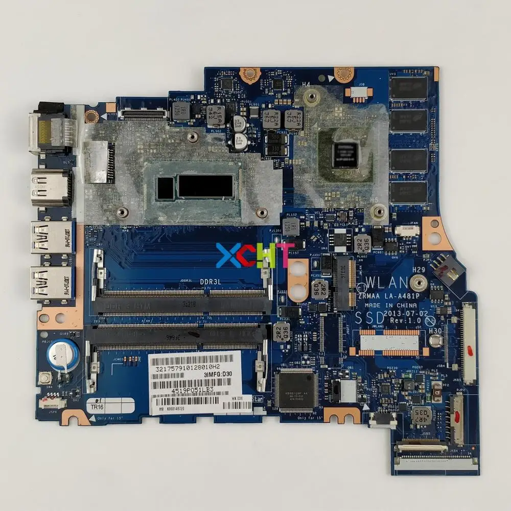 

K000148720 LA-A481P REV: 1.0 w i5-4200u CPU w N14P-GV2-S-A1 GPU for Toshiba U50 Laptop PC NoteBook Motherboard Mainboard