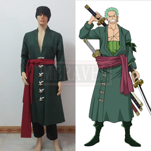 One Piece Roronoa Zoro cosplay costumes-in Anime Costumes from Novelty ...