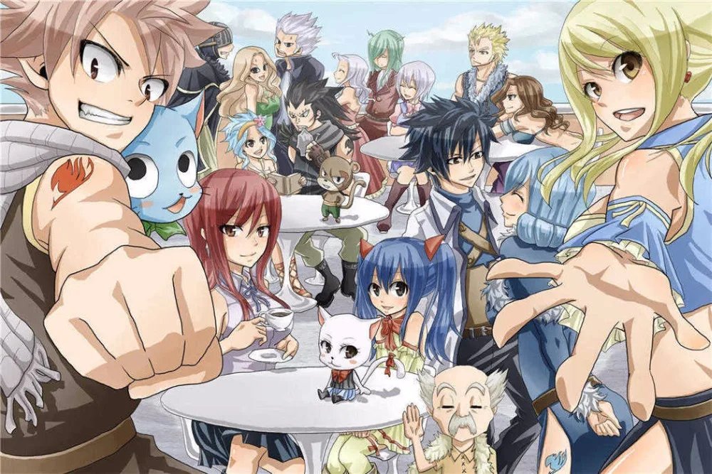 Fairy Tail Natsu Dragnir Home Decor Anime Anese Poster Wall Anime Poster Fairy Tail Wall Scroll Home Decor 60 45 M08