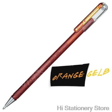 Япония Pentel flash 2 цвета в одном ручка K110 высокий свет поздравительная открытка цвет пера 8 шт./лот - Цвет: As picture