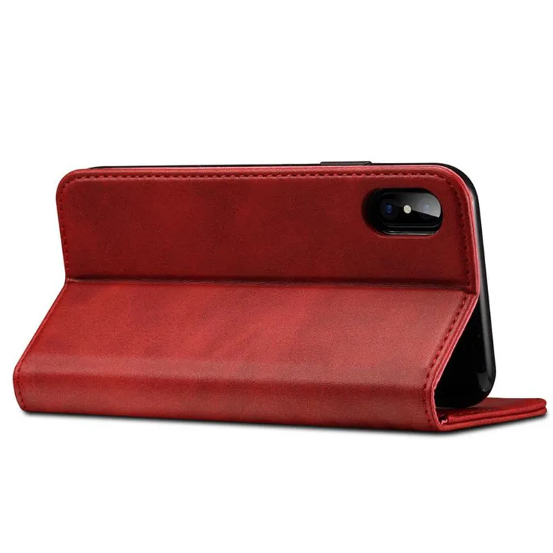 Binmer Сумки и чехлы для телефонов с карманом для карт для IPhone X Case кошелек кожа Бизнес Винтаж nov29