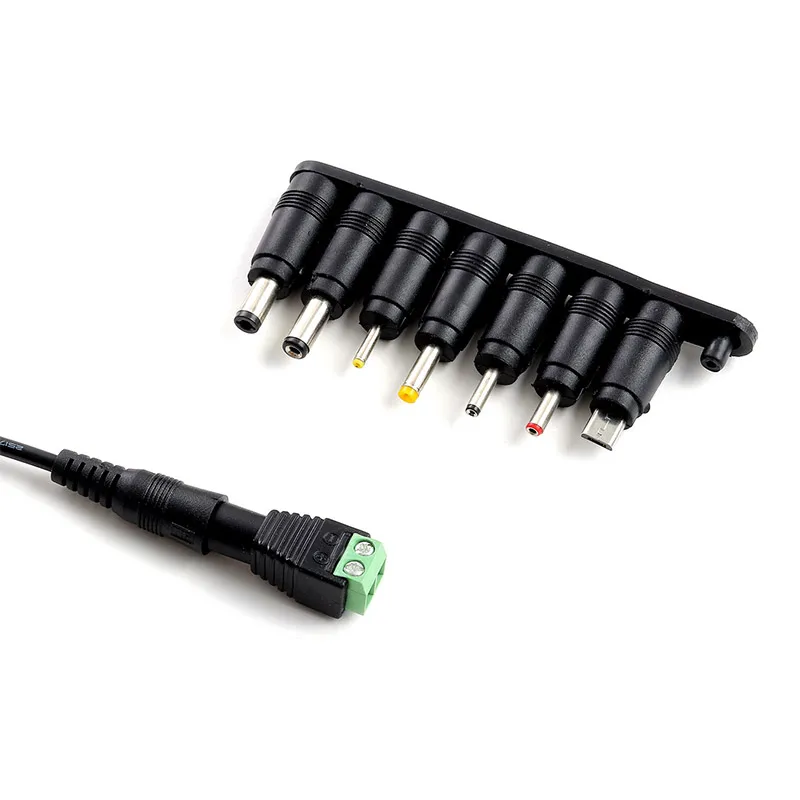 Регулируемый адаптер 3 в 4 5 6 7 9 12 В 2A 2.5A AC DC универсальный питания зарядное