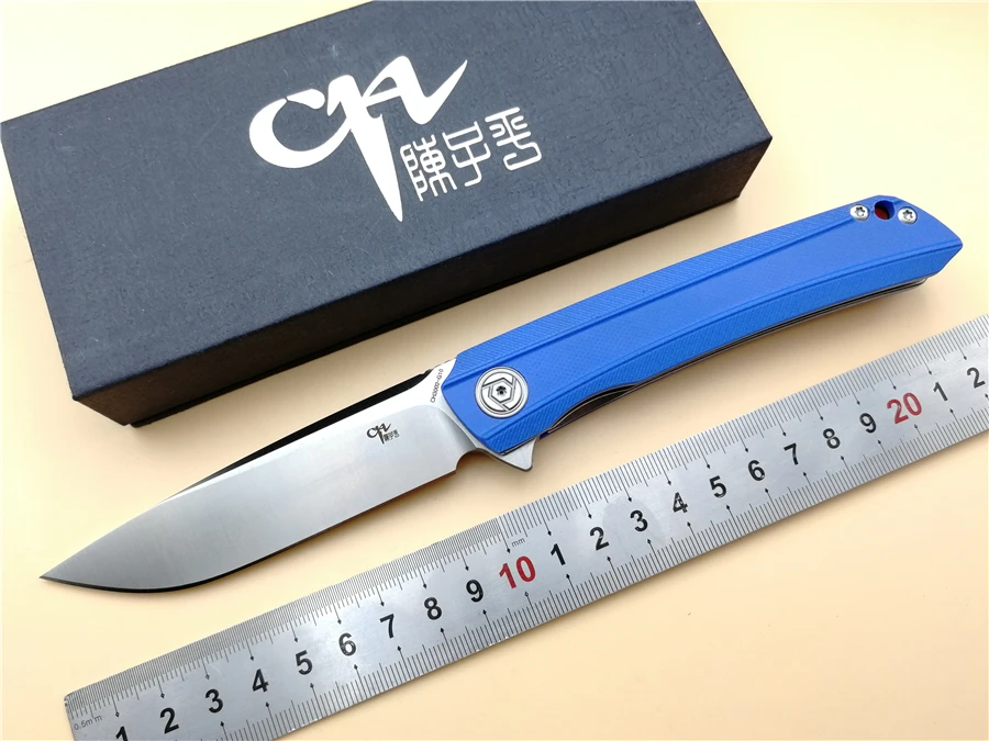 

CH 3002-G10 Folding/Pocket/Knife Ball Bearing Utility Outdoor Dinner Knife EDC Camping/Tactical Knife