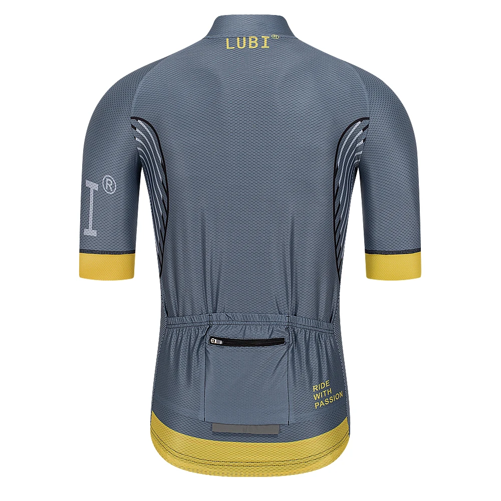 LUBI Мужская Профессиональная командная велосипедная Джерси с коротким рукавом, анти-пот, велосипедная рубашка, дышащая одежда для гонок, MTB, одежда для велоспорта