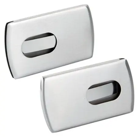 الفولاذ المقاوم للصدأ اسم بطاقة الائتمان الأعمال حامل حالة