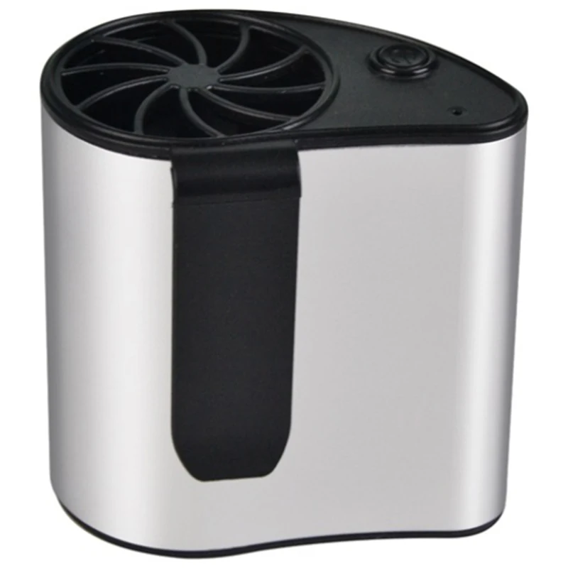 

Portable Mini Mobile Air Conditioning Small Fan Usb Rechargeable Hanging Waist Personal Fan For Travel And Outdoor Camping-Sil