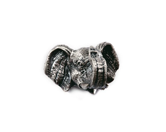 

New classical European contracted style simple cupboard door drawer knobs ancient silver furniture handle/elephant pulls