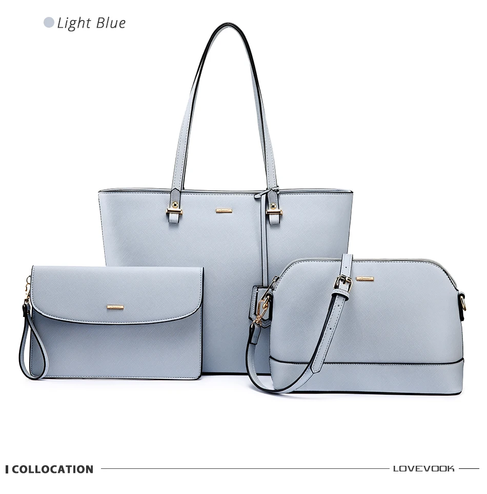crossbody bolsa feminina grande tote conjunto 3
