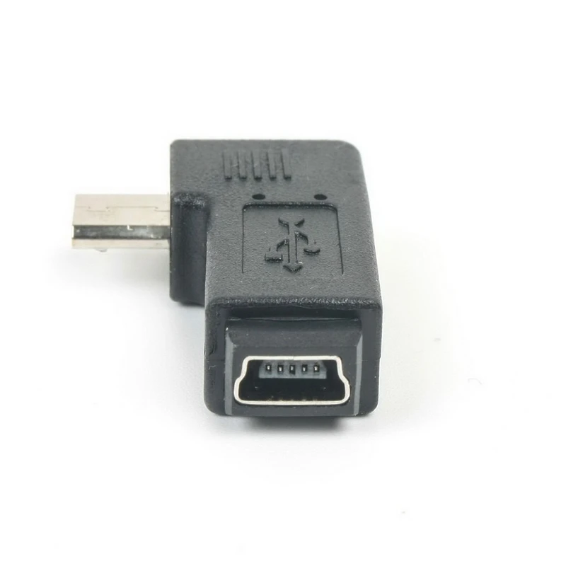 1 шт. мини Тип USB B женщину с Micro мужчина 90 градусов влево Угол адаптер|left angle|usb to usb