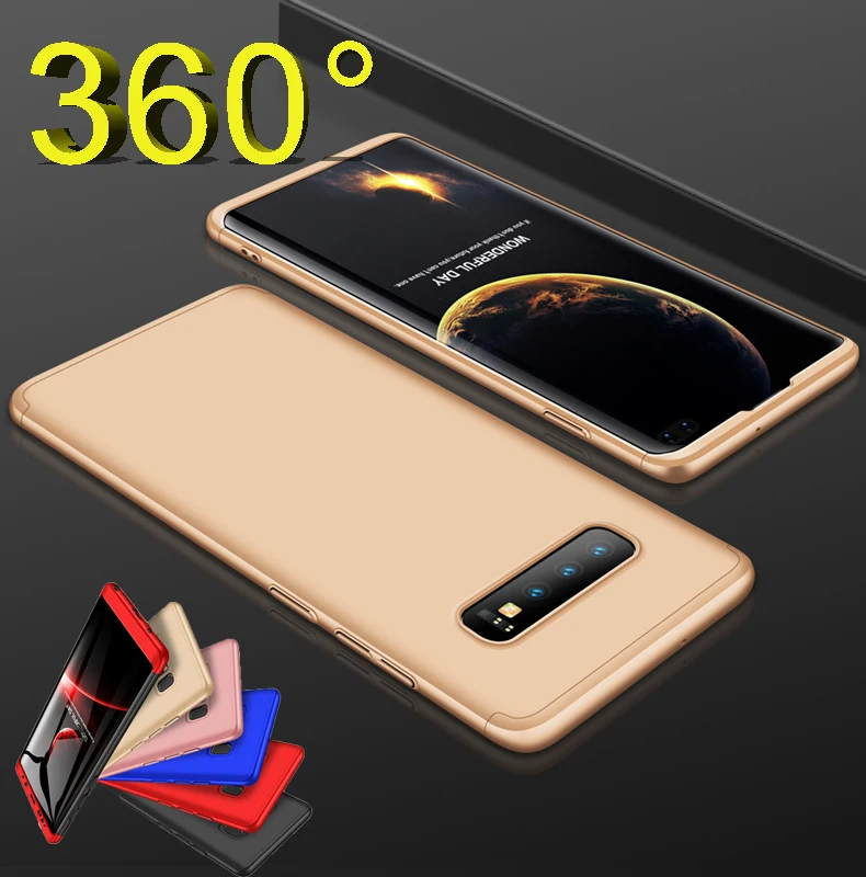 

3 in 1 360 Shockproof Case For Samsung Galaxy A70 A60 A50 A40S A30 A20 A10 M20 S10E S10 Plus PC Protective Back Cover Case Capa