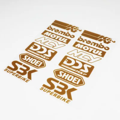 

2 Sets MotoGP Sponsor Motorcycle Side Strip Bike Helmet Sticker Car Styling Vinyl Decal for Yamaha CYGNUS-X SBK KN