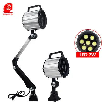 220v led garage light machine tool working lamps Swing long arm workshop lathe waterproof ligths industrial led machine lighting led machine light small machine working lamps metal hose freely bend lamps 12v 24v 220v high brightness for machining center