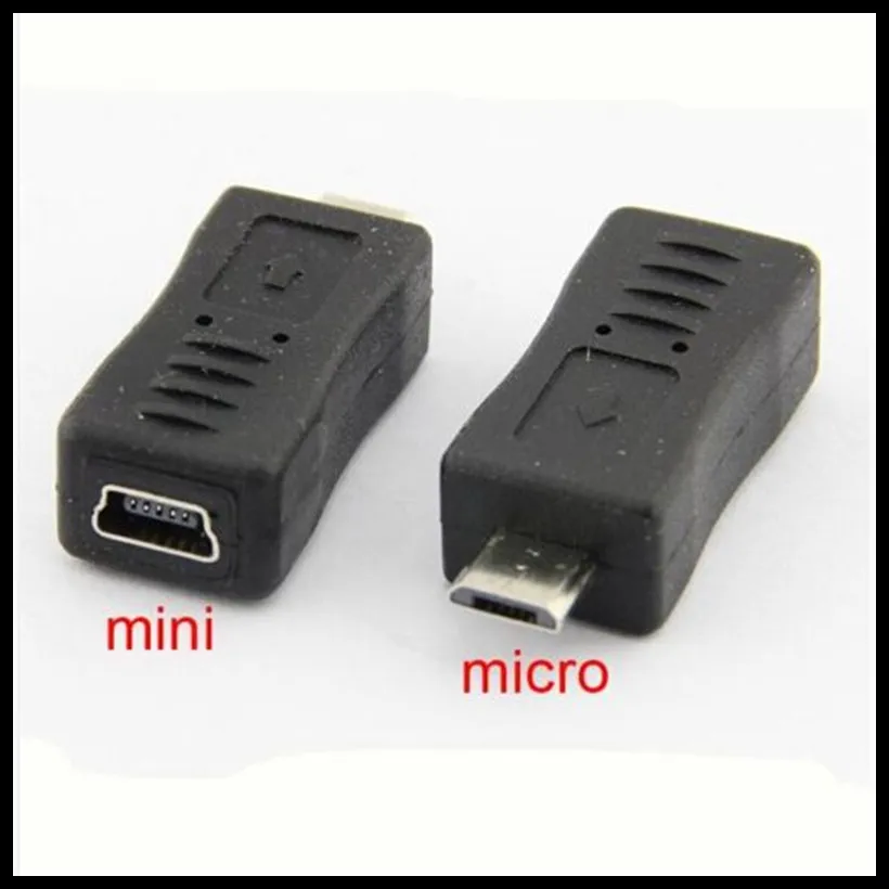 

100pcs Mini USB Female jack to Micro USB Male PLUG Adapter for Tablet PC
