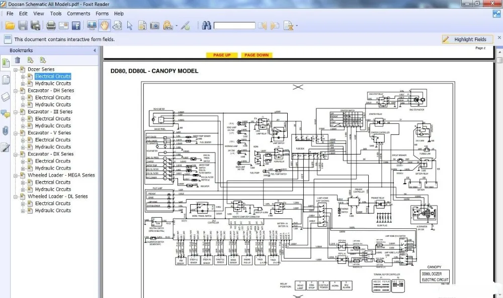 Doosan Trucks Service Manuals + Wiring Diagrams Full Set DVD Auto Repair Manual