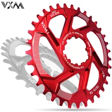 VXM Bicycle Chainwheel 30T 32T 34T 36T 38T Narrow Wide Bicycle Chainring For GXP XX1 X9 XO X01 CNC AL7075 Crankset Bicycle Parts