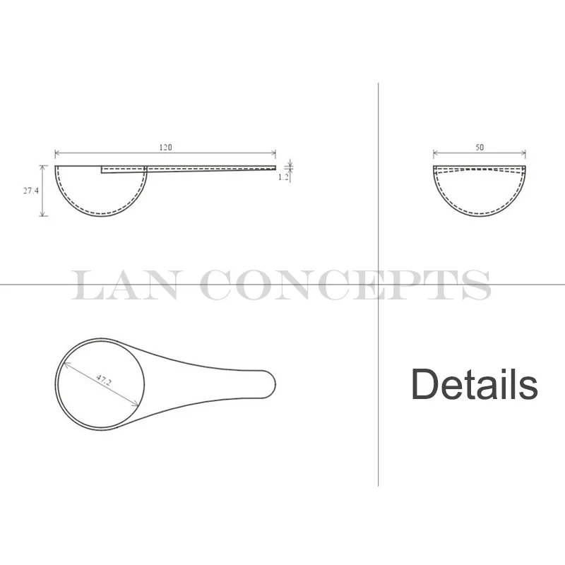 15g 30ml plastic measuring spoon PP measure scoop 6