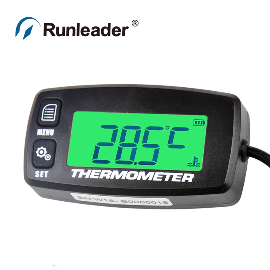 

Runleader RL-TS001 PT100 -20 +300 TEMP sensor thermometer temperature meter for motorcycle farm machinery pumps traffic crane