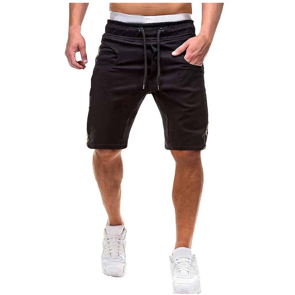 Мужская спортивная камуфляжная повязка, повседневные свободные спортивные штаны, шорты на шнурке, мужские шорты, горячая Распродажа, повседневные мужские качественные трусы