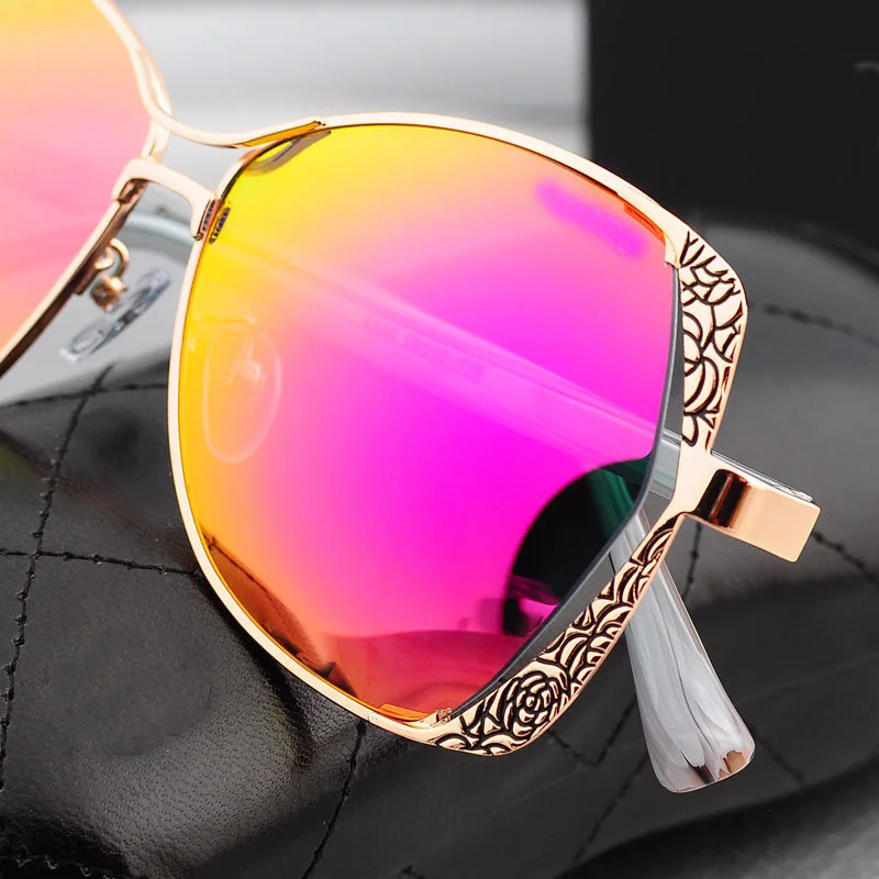 2018 Star Style HD Polarized Women Luxury Sunglasses Brand Designer latest female UV400 ladies Sun Glasses with box large sunglasses