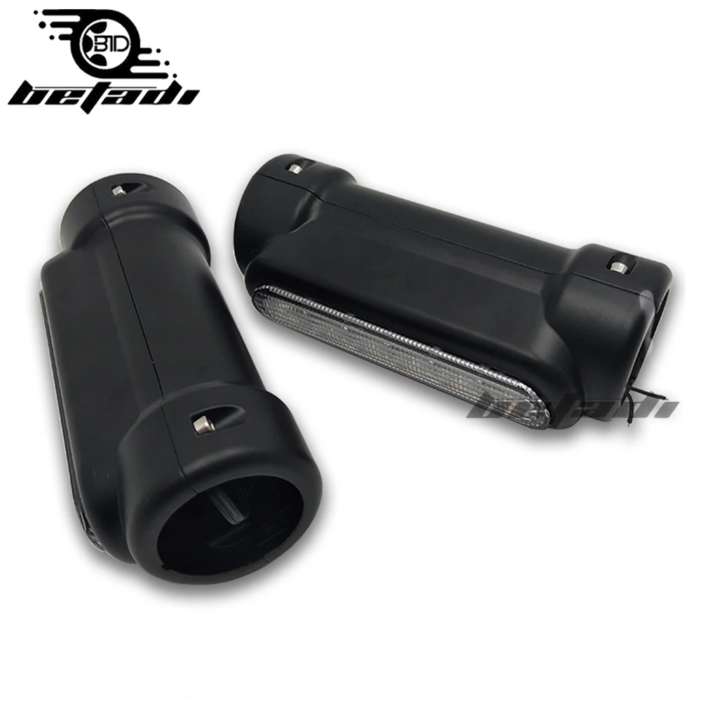 Moto led общего назначения Barre La Route Switchback Conduite lumineux Noir хром для Harley Touring Guard bar light Pour