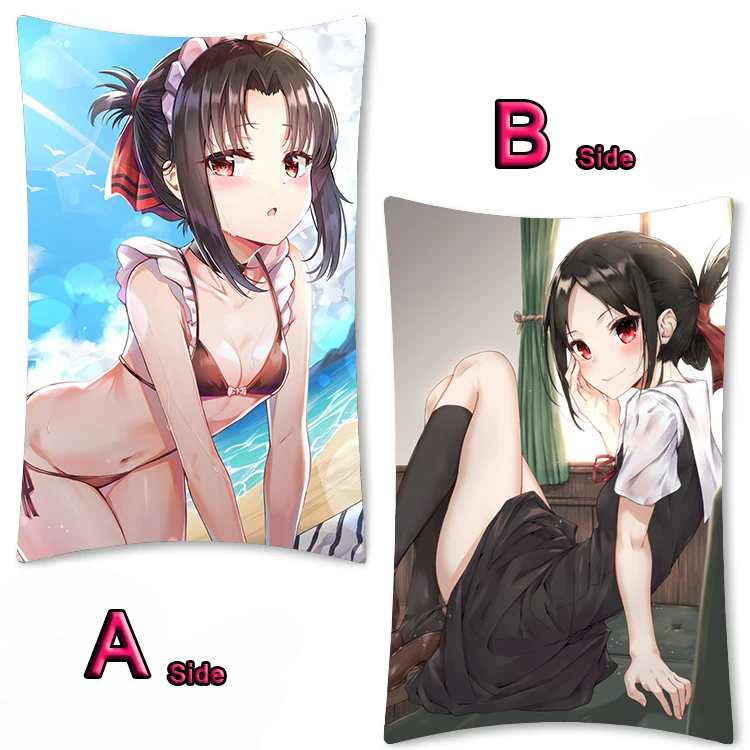 Аниме Kaguya-sama: Love Is War Shinomiya Kaguya Fujiwara Chika Dakimakura длинная подушка для объятий Чехол Наволочка 2WAY 35x55 см