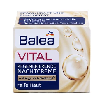 

Balea Vital Baobab Regenerating Night Cream 50g for Women Mature Skin 40+Years Anti Aging Anti Wrinkles Skin Elasticity Firmness
