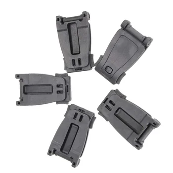 

1pc /5pcs /10pcs Outdoor Safety Survival Kits Outdoor Military First Aid Backpack Fixed Buckle Tactical Webbing Belt Clip Clasp